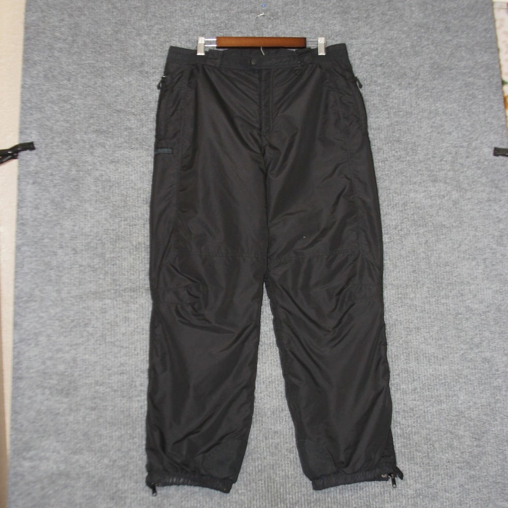 Columbia Snow Pants Mens M Black Insulated Ski Snowboard SM 8220‎ Nylon